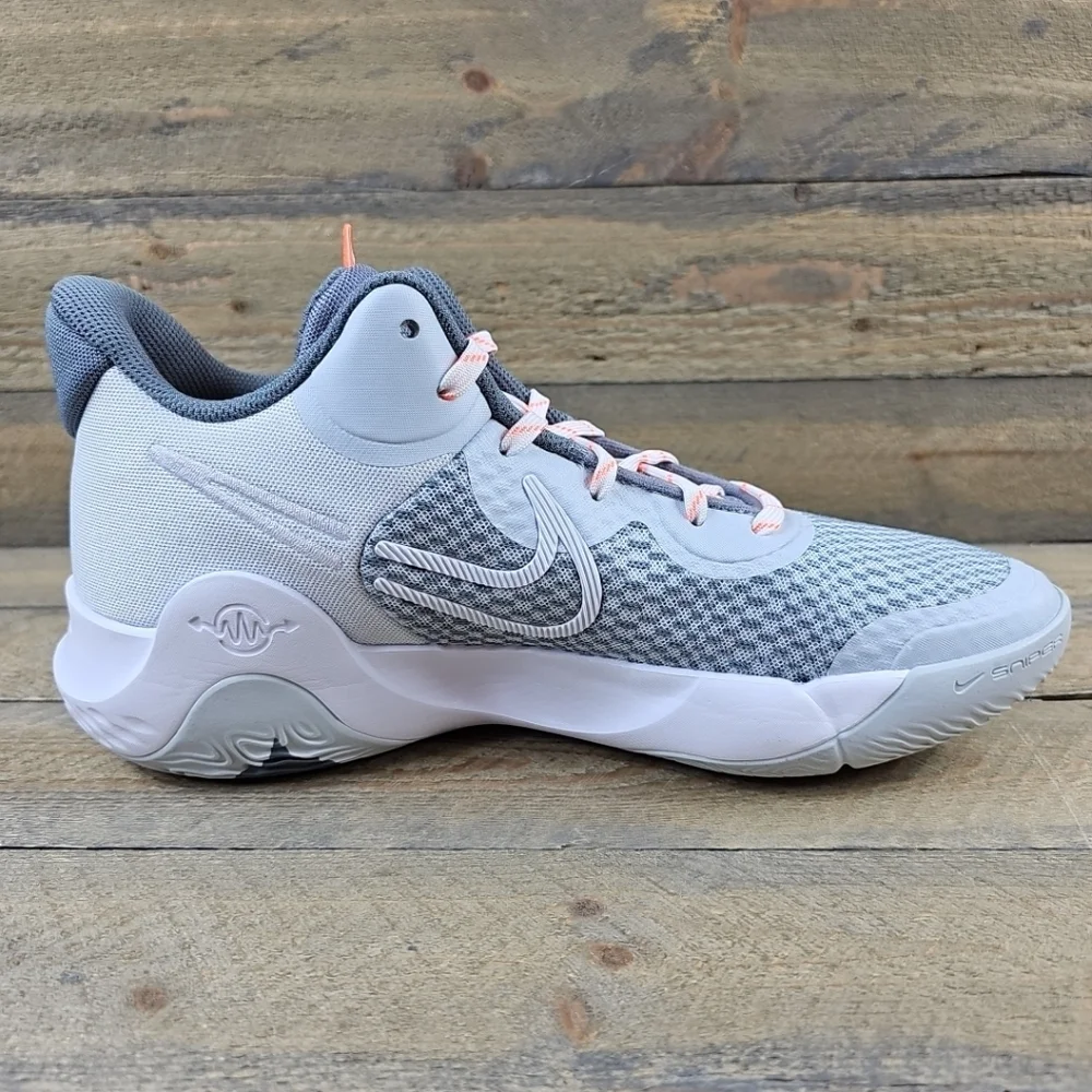 Nike KD Trey 5 IX Men's Basketball Casual Shoes Pure Platinum Cool Grey - Picture 8 of 11